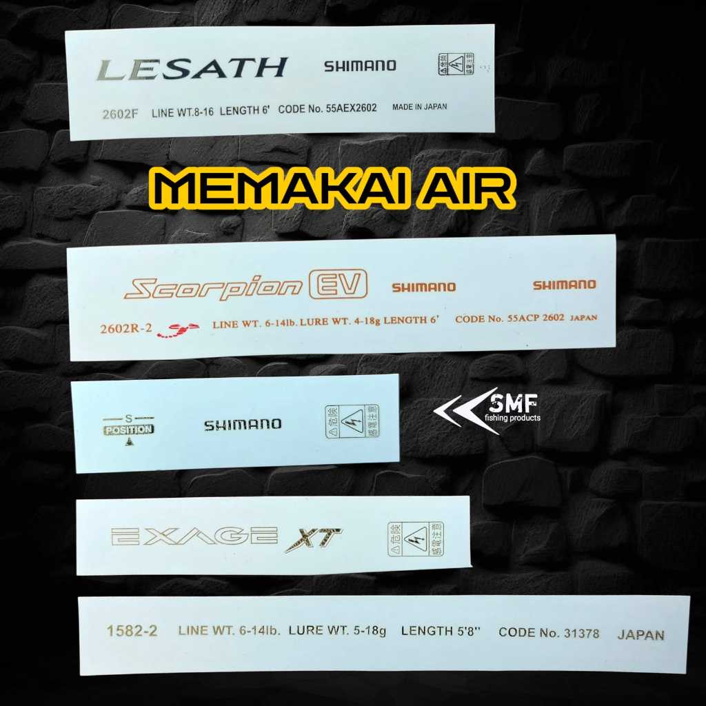 Rod Decal Sticker / Rod Decal Sticker วิธีล่าสุด | Shopee Thailand