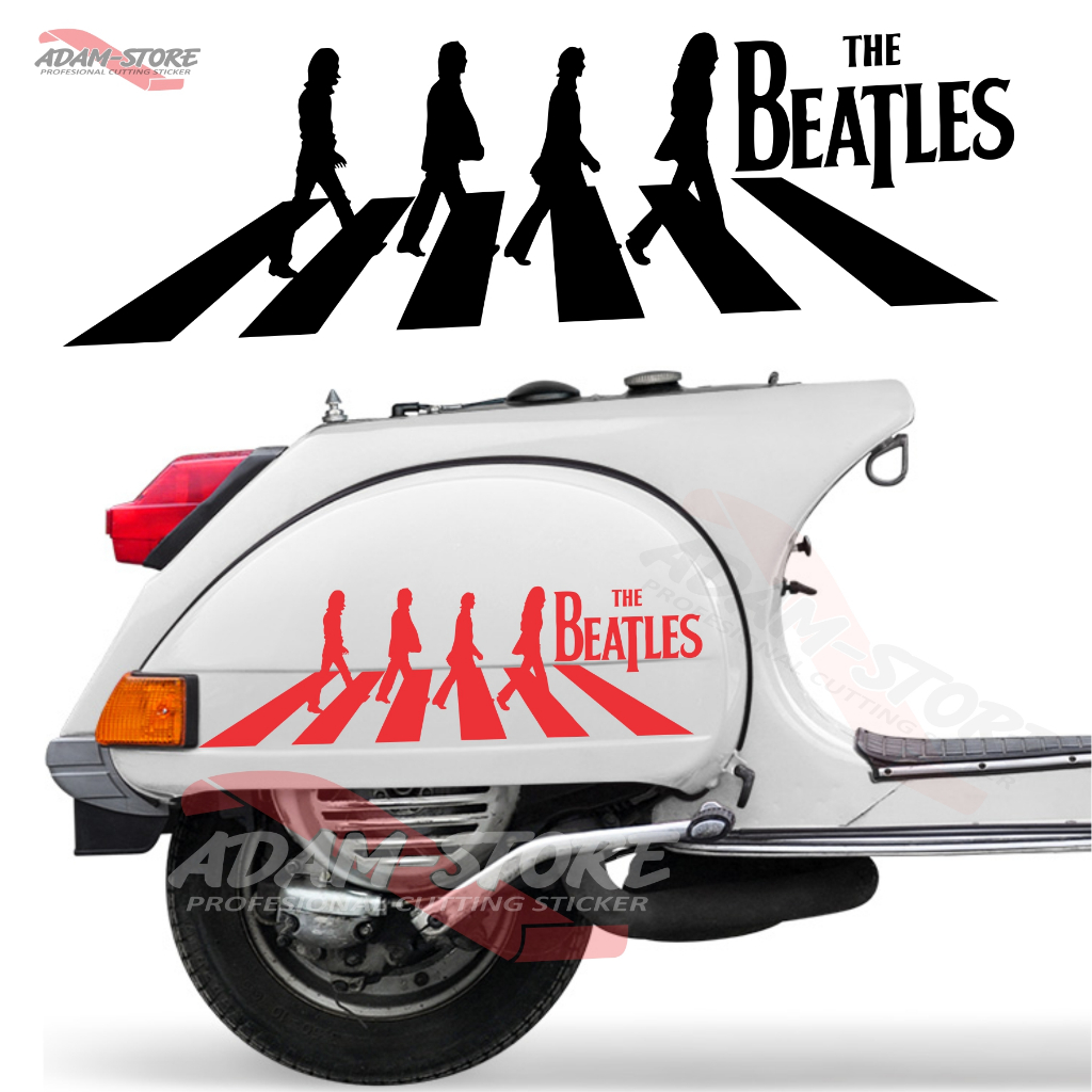 VB44 The Beatles Sticker / Vespa Px Sticker / สติ๊กเกอร์ติดมอเตอร์ไซค์ ...