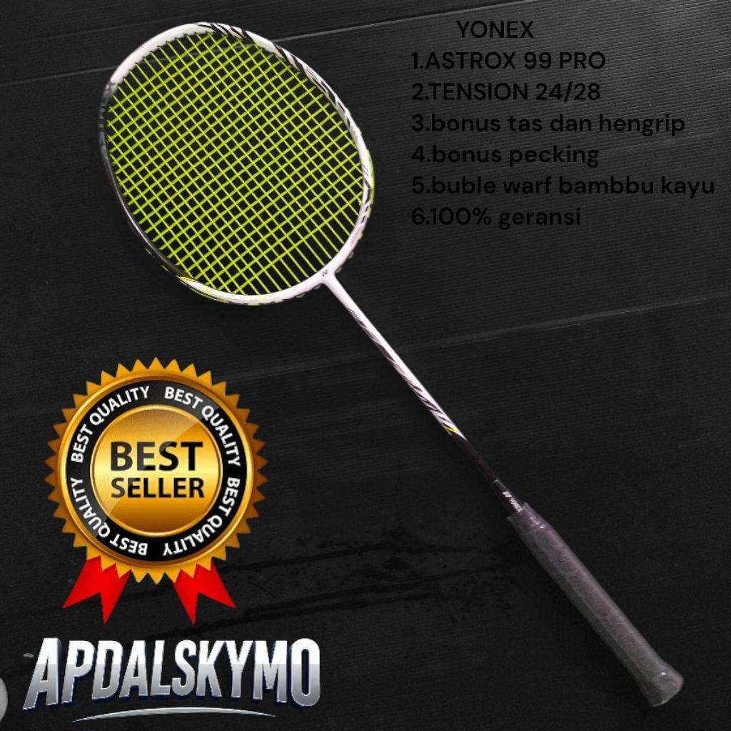 ASTROX 99PRO BADMINTON CKET คุณภาพดีที่สุด, BONUS BAG และด้ามจับ ...