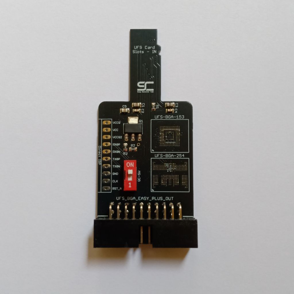 SMART CONNECTOR UFS Card Reader F64 กล่องซ็อกเก็ต BGA Easy JTAG Plus ...