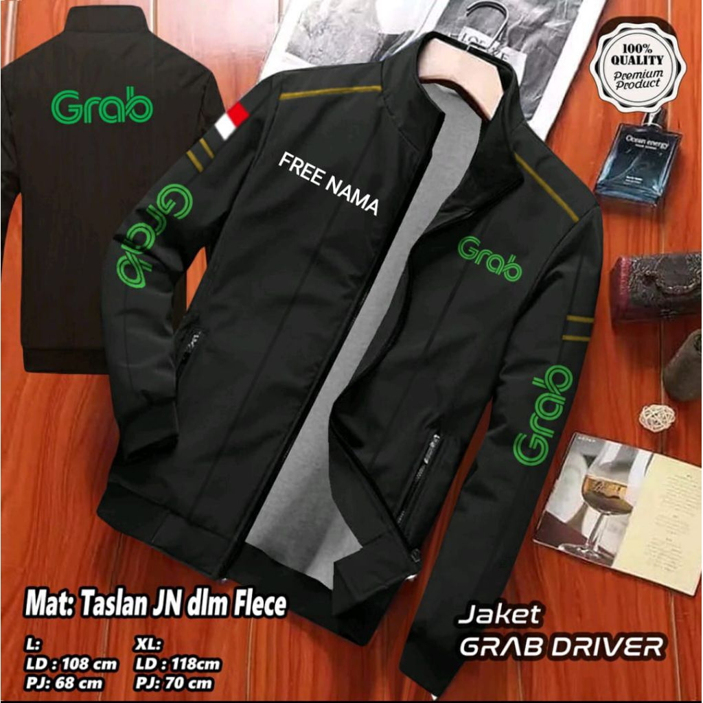 RUBBY GRAB WINTER POCKET JACKET / GRAB OMBER JACKET / FREE NAME SCREEN ...