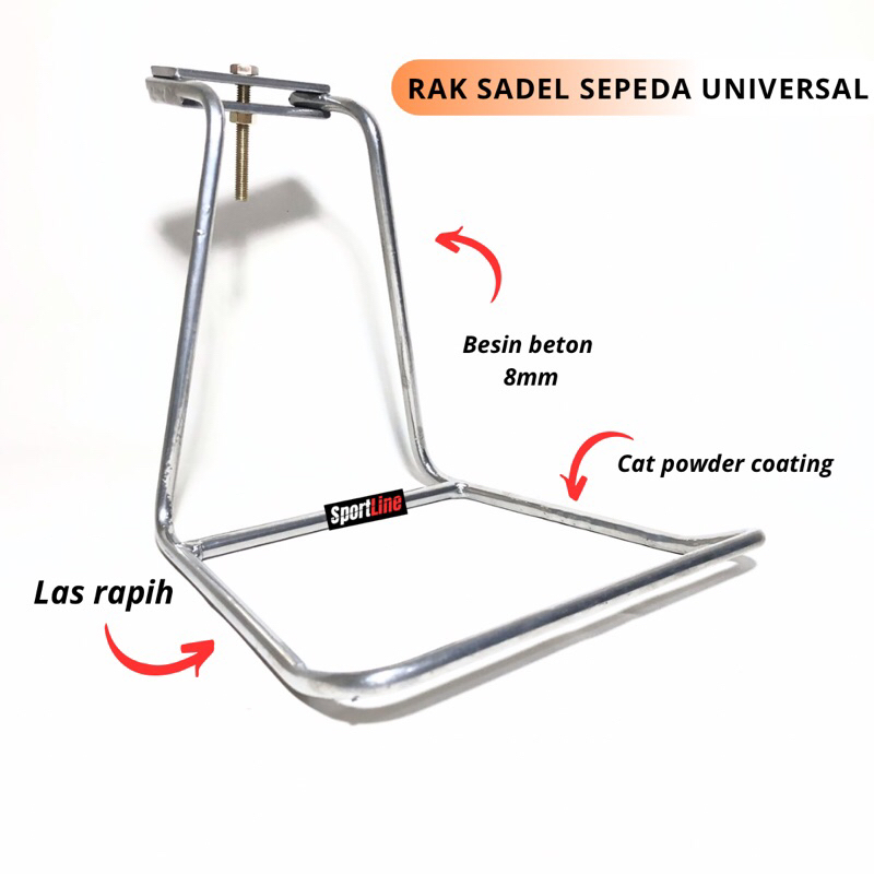 UNIVERSAL CUSTOM BIKE REAR SADEL rack - ใช้ได้กับจักรยานทุกรุ่น ...