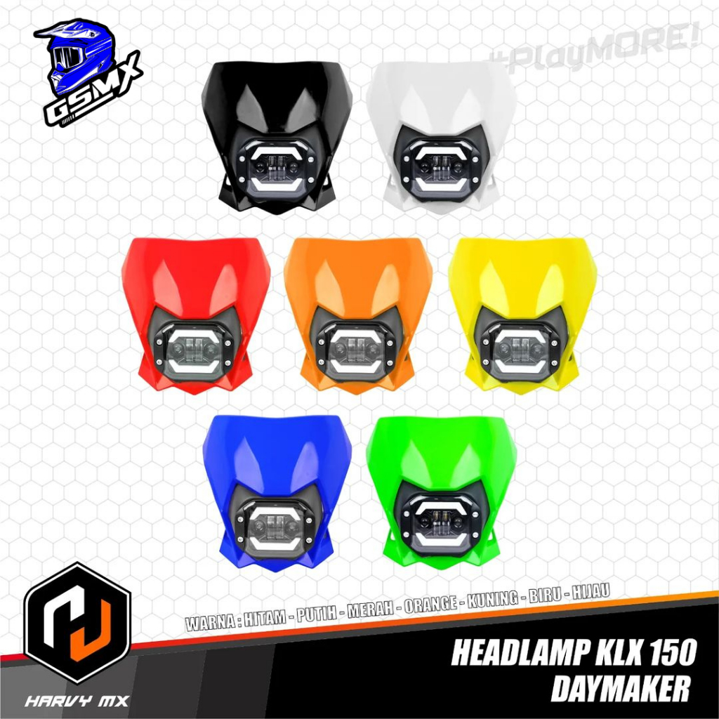 ไฟหน้า Reflector DAYMAKER ไฟหน้า LED KLX BF 150 DTRACKER HRV | Shopee ...