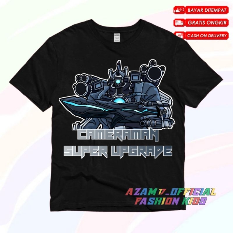 TITAN CAMERAMAN CHILDRENS เสื้อผ้าเสื้อยืด UPGRADE SKIBIDI TOILES BOSS ...