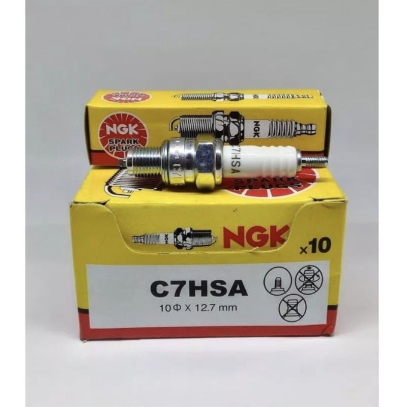 หัวเทียน PUTIH White HEAD NGK C7HSA | Shopee Thailand