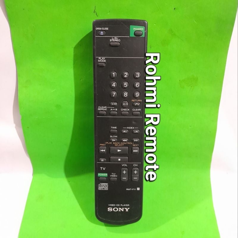 ดีวีดีระยะไกล VCD PLAYER SONY COMPACT DISC RMT-F11 ต้นฉบับต้นฉบับ ...