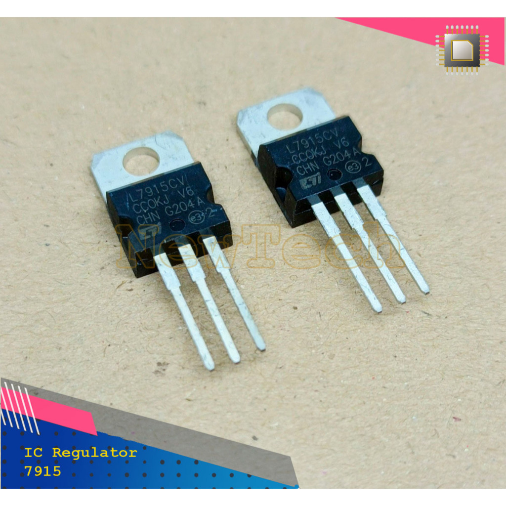 Ic 7915 L7915 LM7915 AN7915 เครื่องปรับแรงดันไฟฟ้าเชิงลบ 15V 15 โวลต์ ...