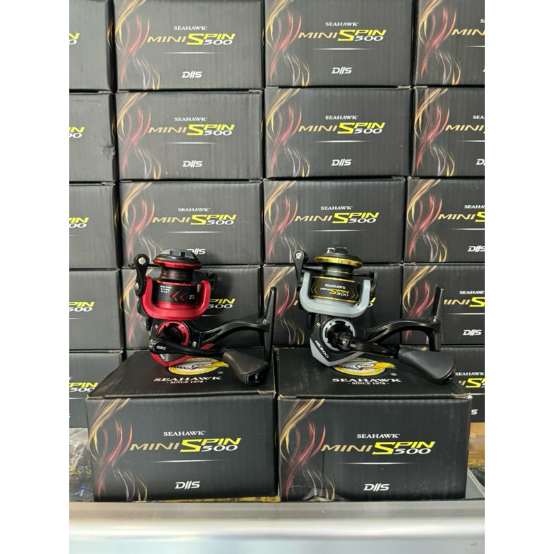 Seahawk MINI SPIN 500 POWER HANDLE SHRIMP FISHING REEL | Shopee Thailand