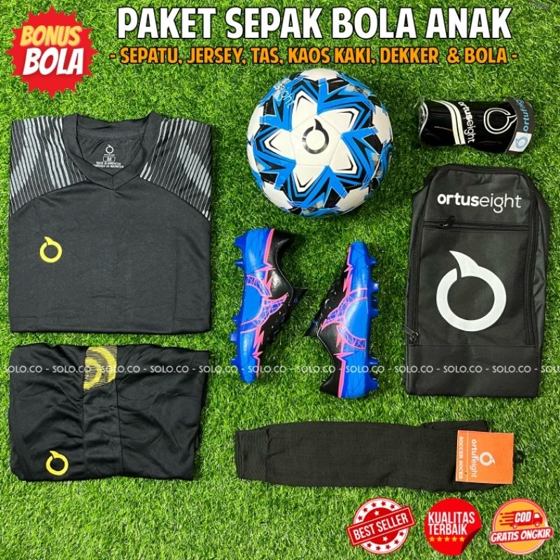 Ortus Catalyst Raiden FG รองเท้าฟุตบอลเด็กแพคเกจ Bonus Complete Ball ...