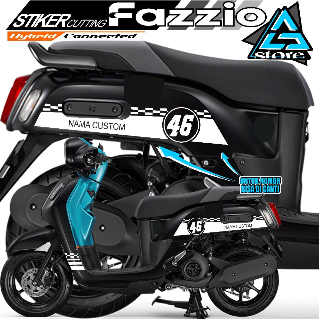 สติ๊กเกอร์ตัด/f.181/dripping FAZIO/FZIO CUTTING STICKER/NUMBER STRIPING ...