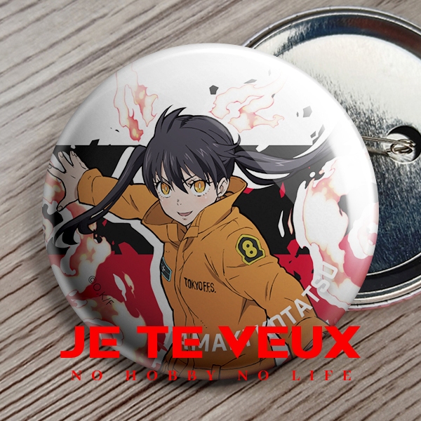 Tamaki Pin Fire Force Blazing Fire Brigade | Shopee Thailand