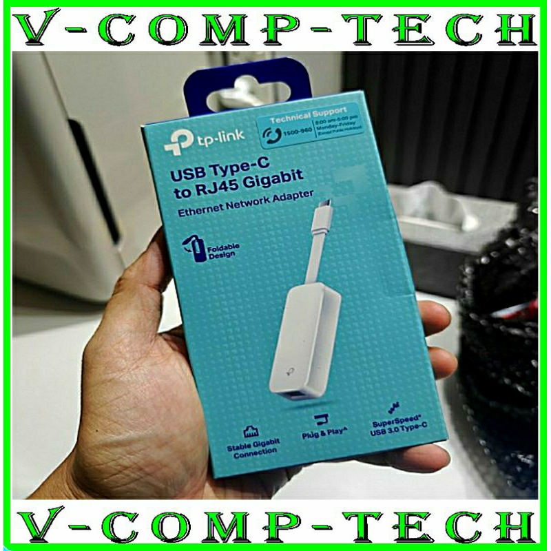 Tp-link UE300C USB Type-C ถึง RJ45 GigabitEthernet Network Adapter ...
