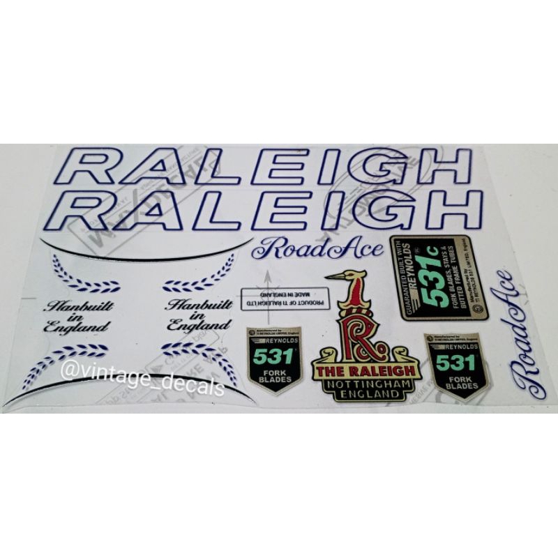 สติ๊กเกอร์ทดแทน Raleigh Road Ace | Shopee Thailand
