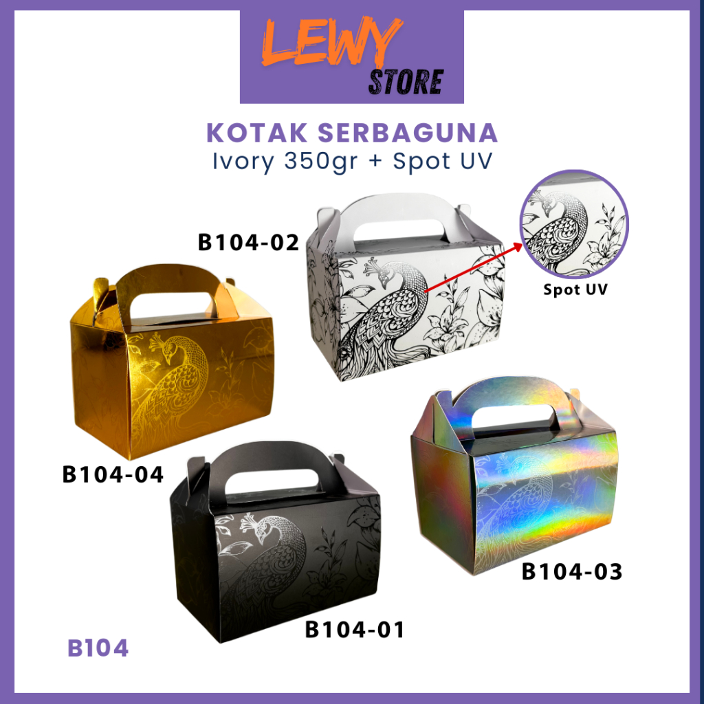 กล่องขัดขวาง - กล่อง HOLOGRAM - Gable Box - กล่องอเนกประสงค์ - B104 ...