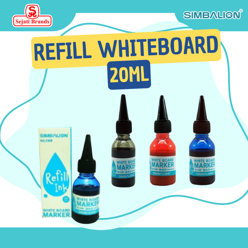 Simbalion Refill Ink Whiteboard Marker 20 ML - 1 ชิ้น | Shopee Thailand