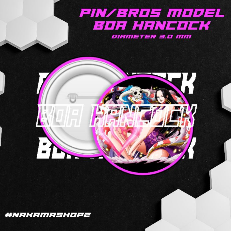 Boa HANCOCK รุ่น PIN/BROCH | ขนาด 3 MM | เนื้อหา 2 ชิ้น/AIR | Shopee ...