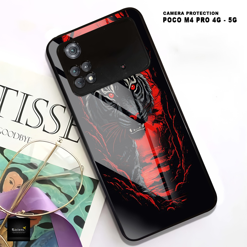 Hp Hs28 Case Poco M4 Pro 4g 5g Softcase Glass Kaca Hardcase 2d 