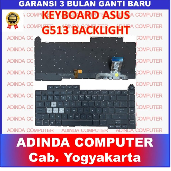 Asus ROG Strix G15 G513 G513X G513GT G513IE G513Q RGB Backlight 16 Pin 