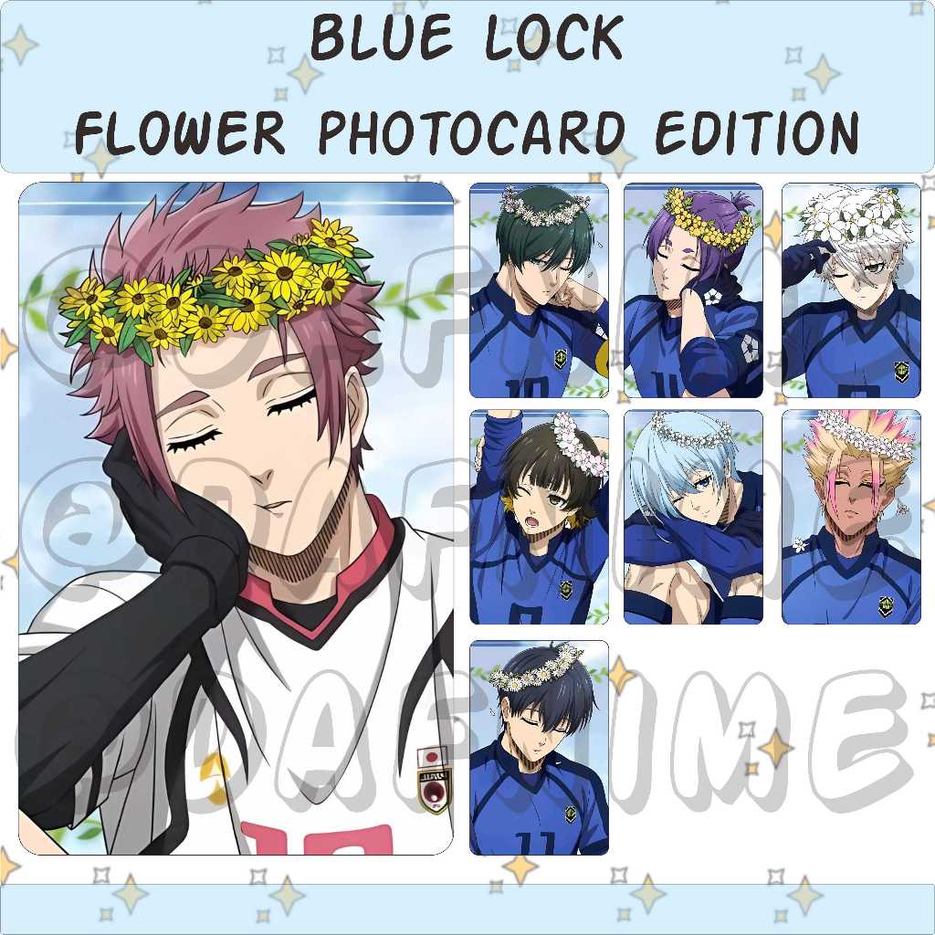 Blue LOCK FLOWER EDITION โฟโต้การ์ดอะนิเมะ | Shopee Thailand