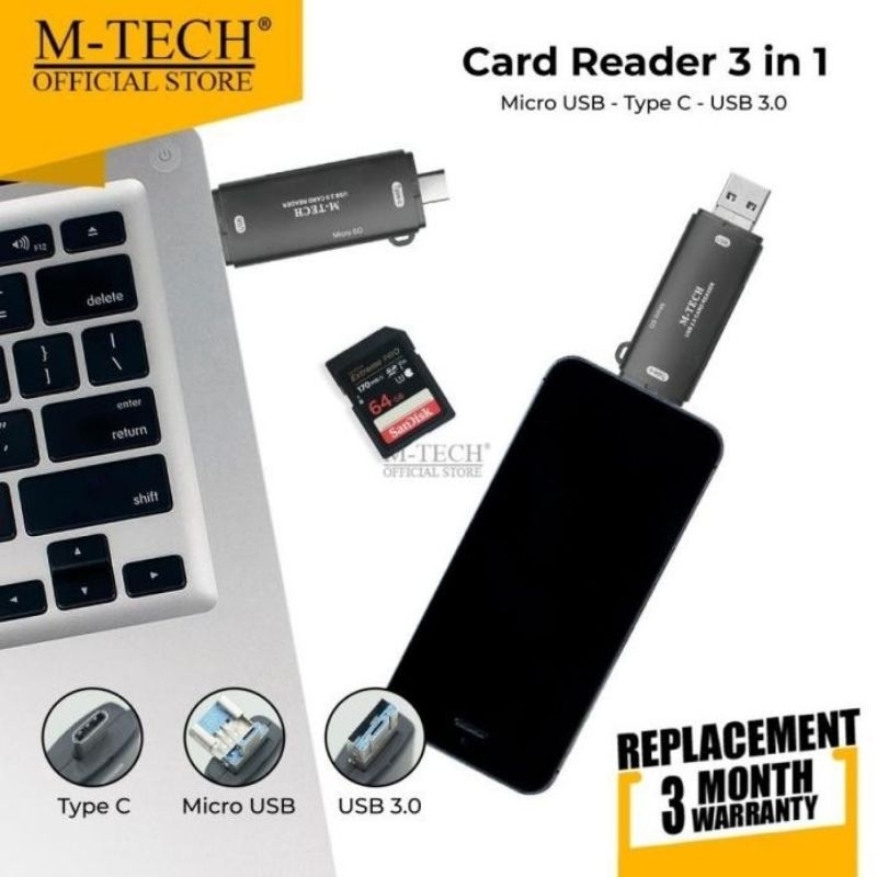 การ์ด READER M TECH CR30 | Shopee Thailand