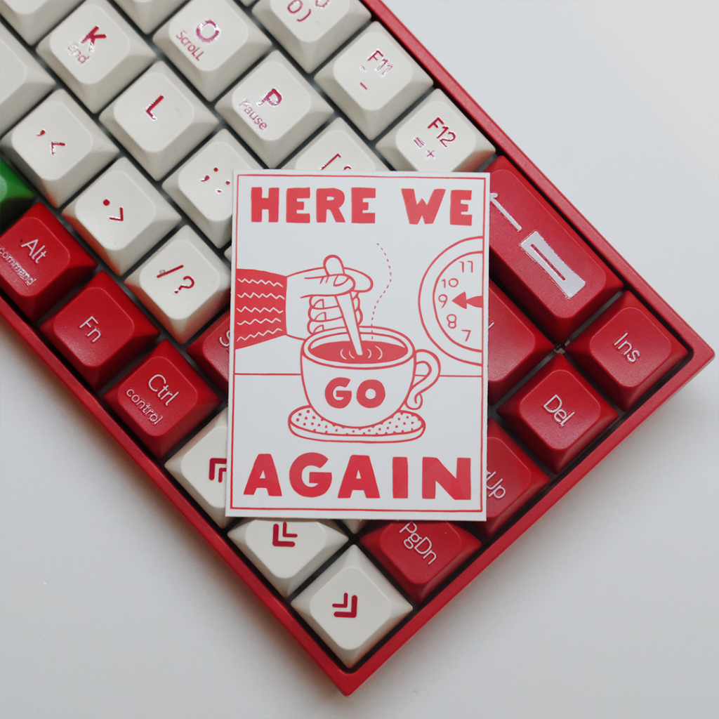 ที่นี่ WE GO AGAIN COFFEE STICKER | Shopee Thailand