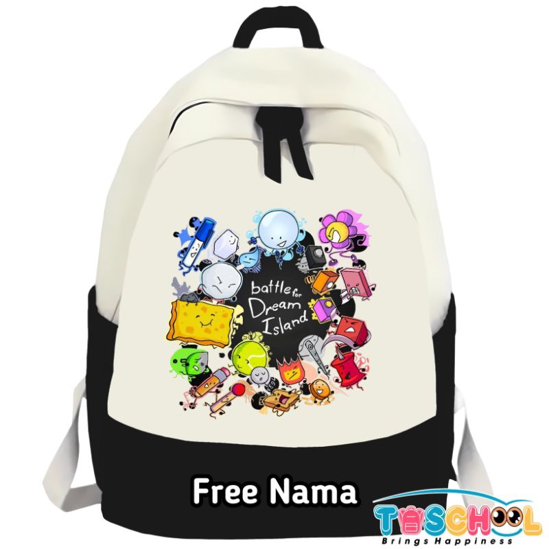 BFDI BATTLE สําหรับ DREAM ISLAND KIDS BACKPACK ฟรีชื่อ | Shopee Thailand