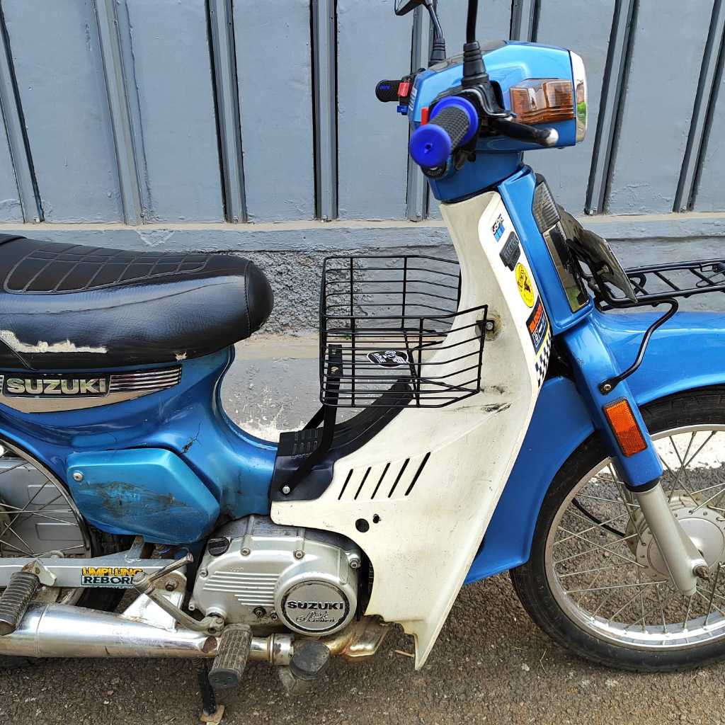 Suzuki RC 80 Rc 100 Minimalist Fullset Cover Basket กล่องเหล็กกลาง ...