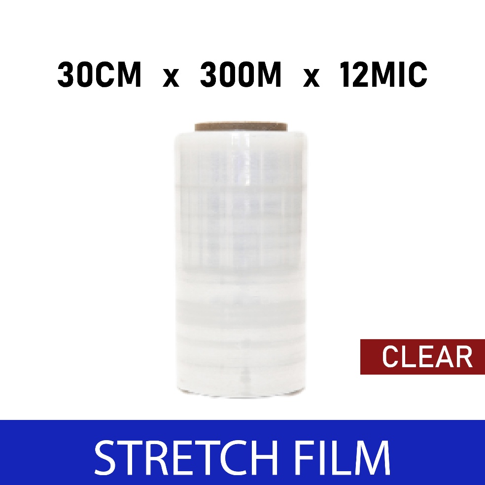 ฟิล์มพลาสติก STRETCH แบบพิเศษ WINDOWS 3CM X 3M X 12MIC CLEAR | Shopee ...
