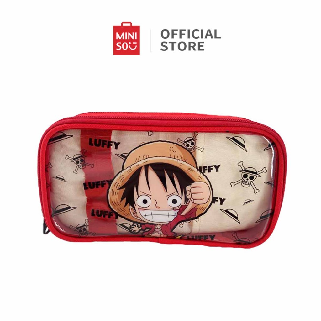 Miniso x one piece Classic Collection Doublelayer Stationery Case one piece Pencil Case 2
