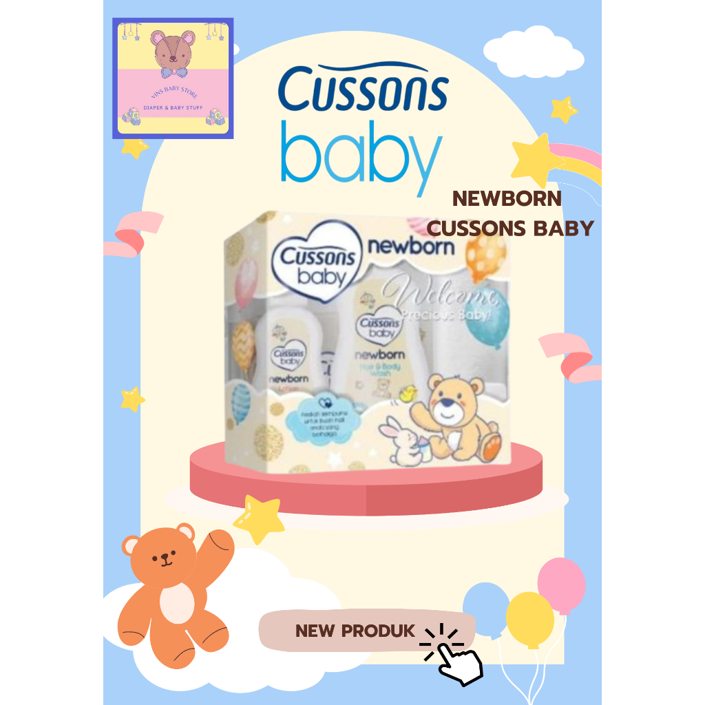 Cussons GIFT SET NEWBORN PACK TOILETRIES BABY SHOWER แพ็คเกจของขวัญ