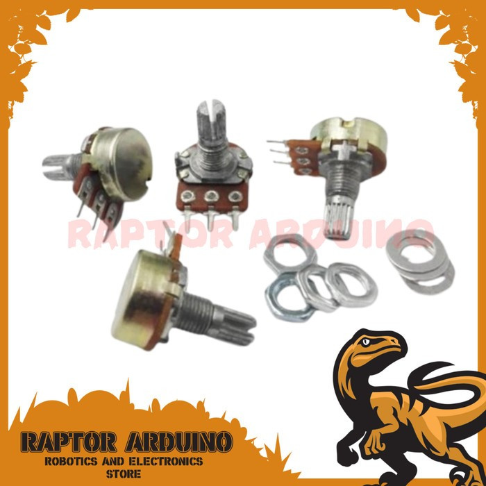 WH148 Potentiometer 10er Set - 1M Ohm Dual Gang Mit Alu-Knöpfen Für Audio & Elektronik