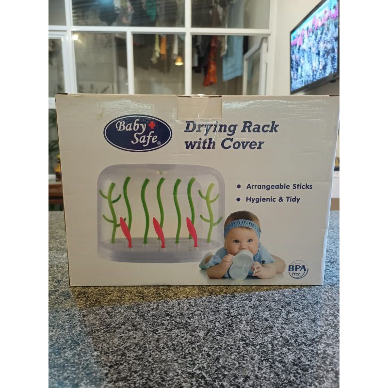 (Preloved) Babysafe Drying Rack ขวดนมและอุปกรณ์ Drainer Rack | Shopee ...
