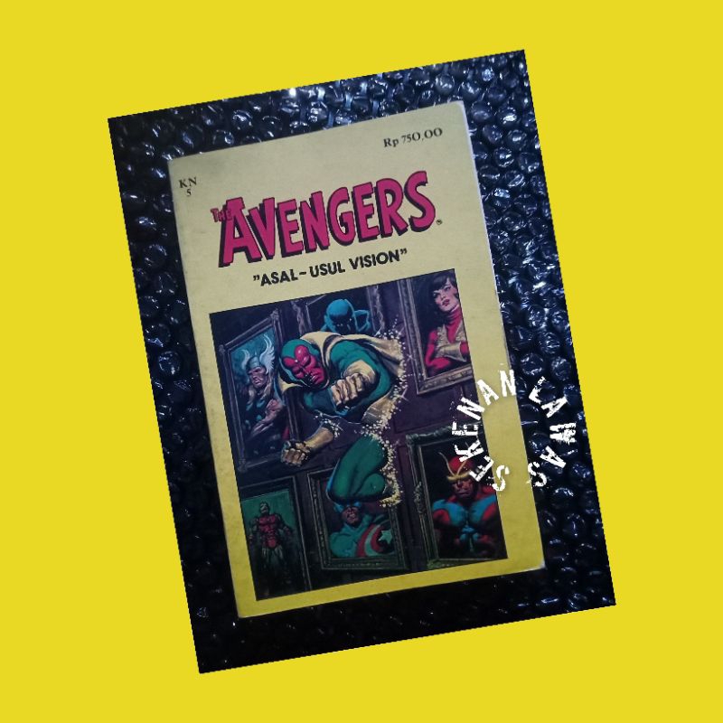 Avengers Rare Comics The Origin Of Vision/ Smooth/160 หน้า Shopee