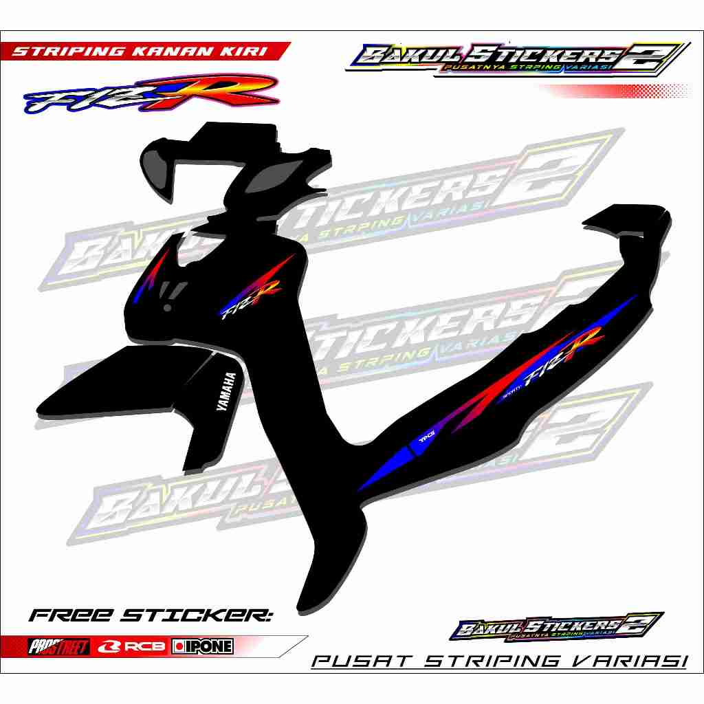 Yamaha FIZ R MOTORCYCLE VARIATION STRIPING / สติ๊กเกอร์ LIST YAMAHA FIZ ...