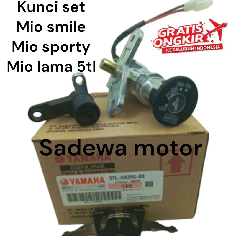 (ORI) ชุดกุญแจ PLUS SEAT LOCK MIO LAMA, MIO SPORTY, MIO SMILE CODE 5TL ...