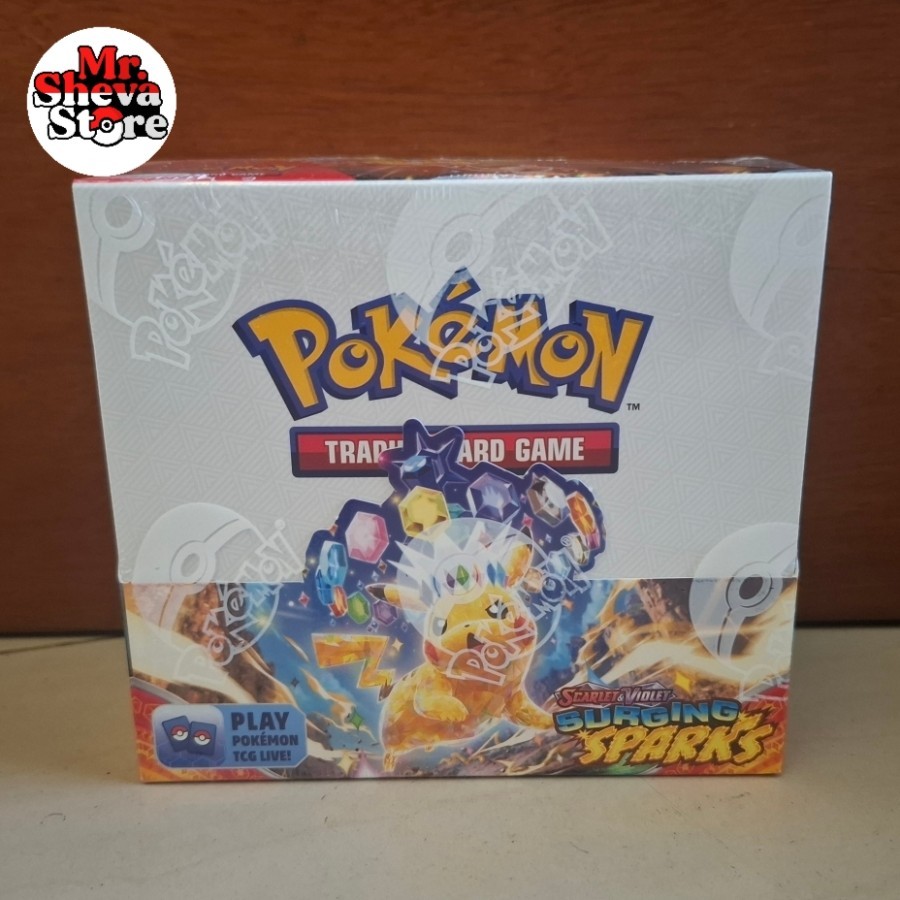 Pokemon Surging Sparks Booster Box SV08 36CT English (36 Booster) 1 กล่อง Shopee Thailand