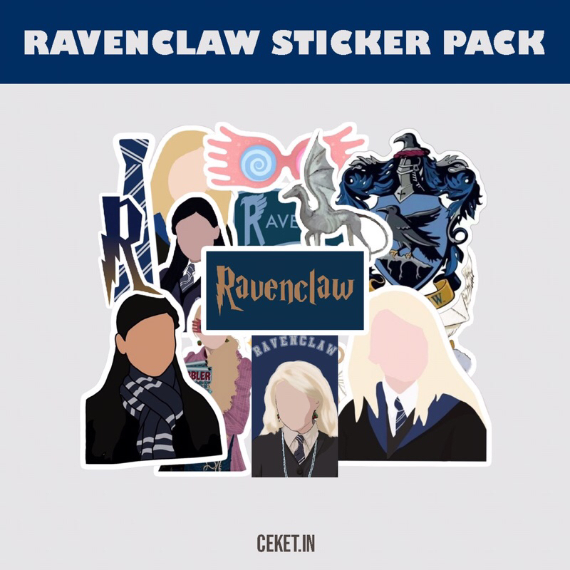 Ravenclaw Sticker Pack - สติ๊กเกอร์ Harry Potter (17 ชิ้น) | Shopee ...