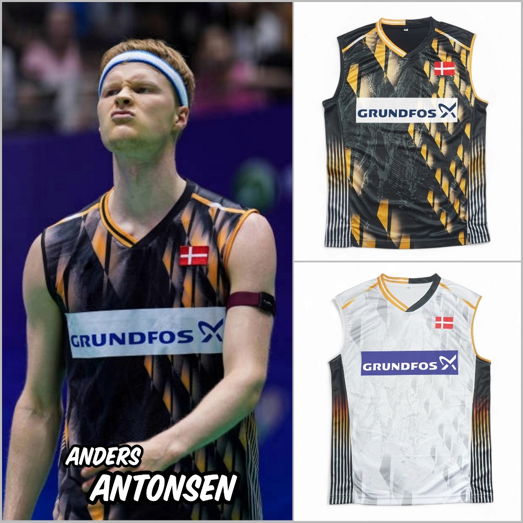 เสื้อแบดมินตันเดนมาร์ก Anders Antonsen | Shopee Thailand