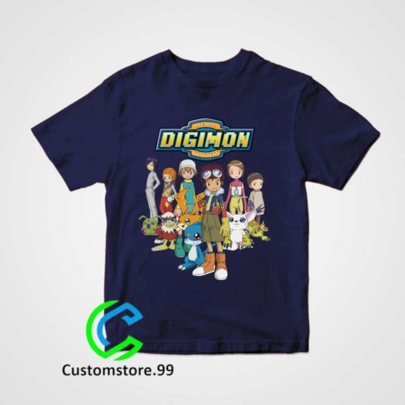 ใหม่ล่าสุดเสื้อยืด DIGIMON ADVENTURE CHILDRENS, PREMIUM COTTON MATERIAL ...