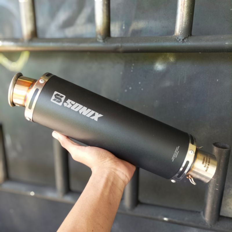 Sonix RDK Racing Exhaust สีดํายาว Inlet 50 ตัวเท่านั้น | Shopee Thailand