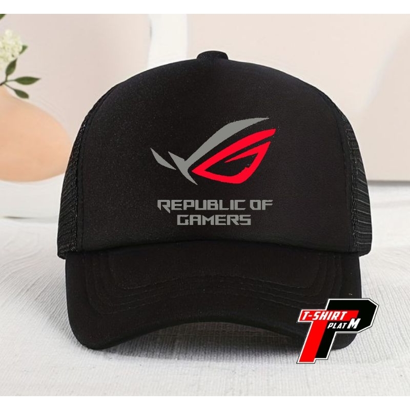 หมวกเบสบอล Asus Rog Republic of Gamers | Shopee Thailand
