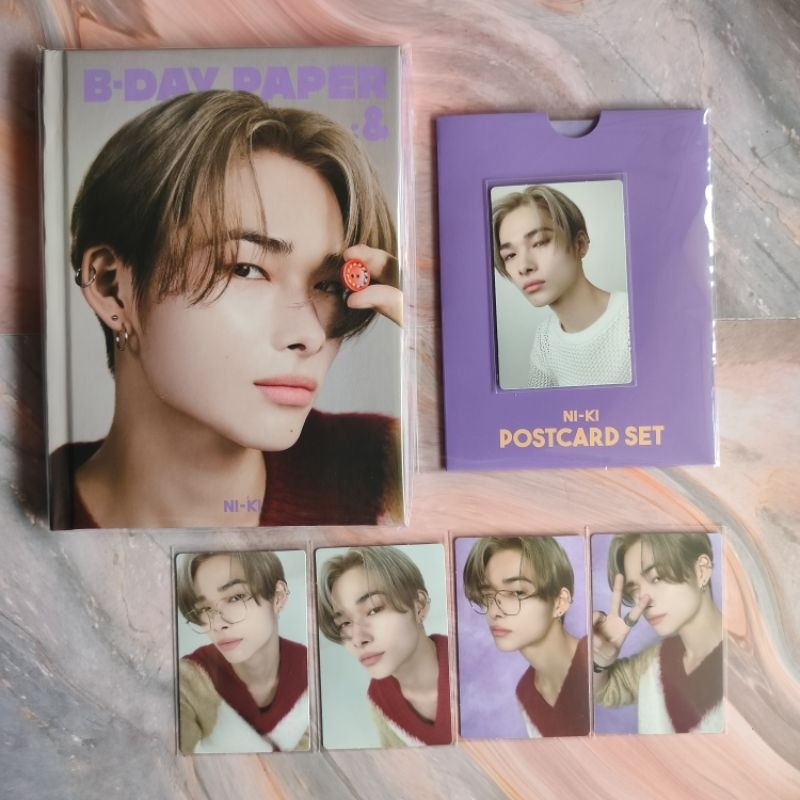 (READ DESCRIPTION) // กระดาษวันเกิด NI-KI ENHYPEN OFFICIAL WEVERSE ...