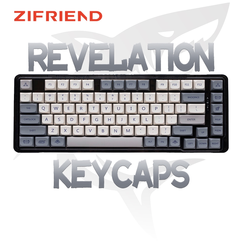 Zifriend Revelation 133 Keys Keycaps XDA Profile Dye-sublimated ...