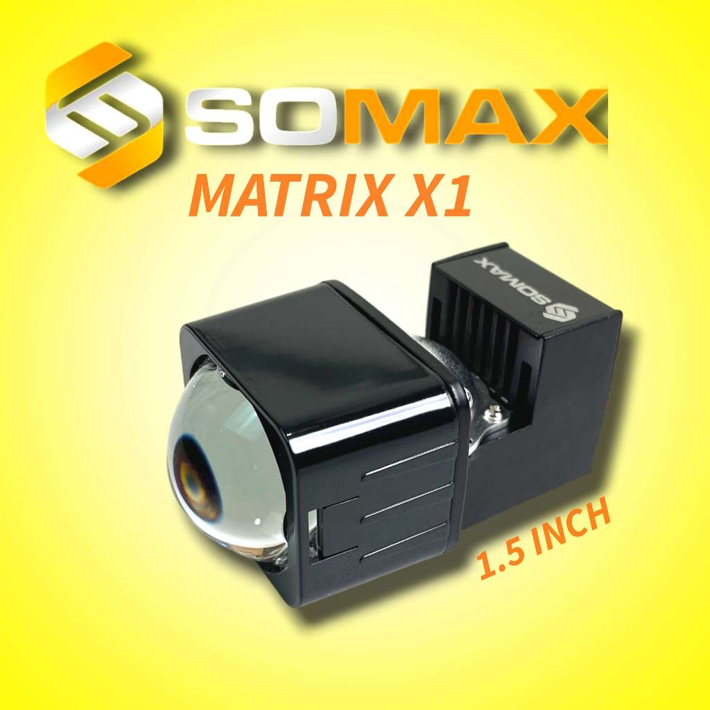 โปรเจี๋ย PROJECTOR BILED 1.5 นิ้ว MATRIX X1 SOMAX | Shopee Thailand