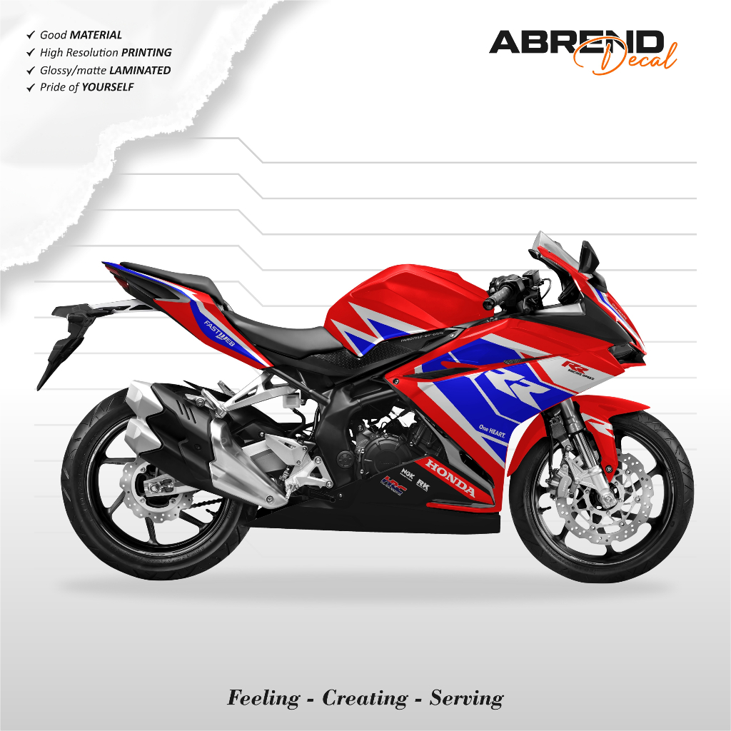 Striping CBR 250RR OLD RWB CUSTOM RR GRAFIST / HONDA CBR 250 สติ๊กเกอร์ ...