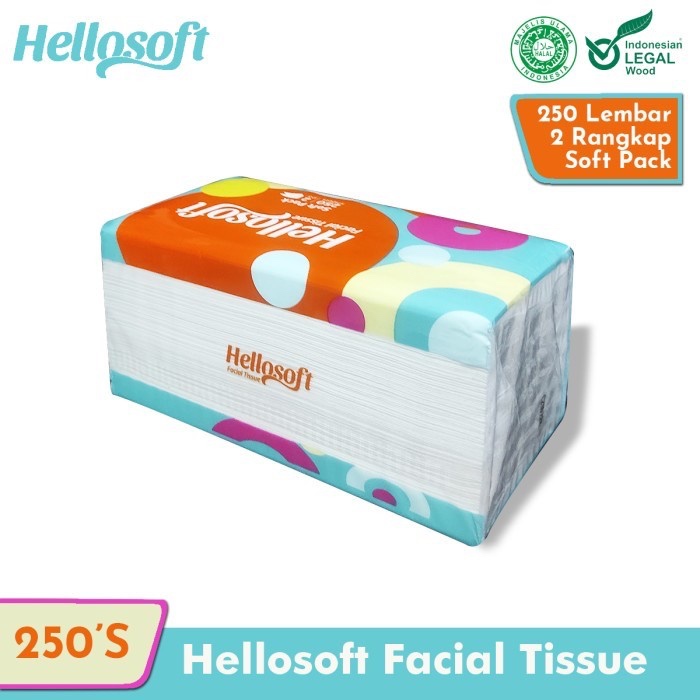 กระดาษเช็ดหน้า VIVA Hellosoft Premium 250 แผ่น 2 ชั้น / ทิชชู่ | Shopee ...