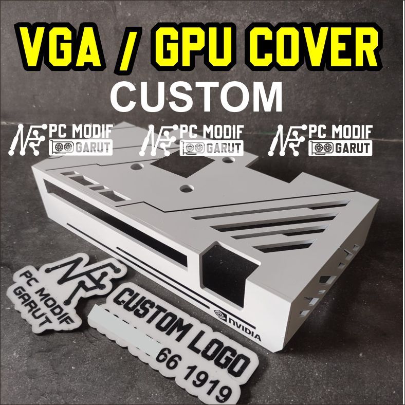 ฝาครอบ GPU ฝาครอบ VGA ไม่ใช่ LED CUSTOM GPU โลโก้ที่กําหนดเอง | Shopee ...