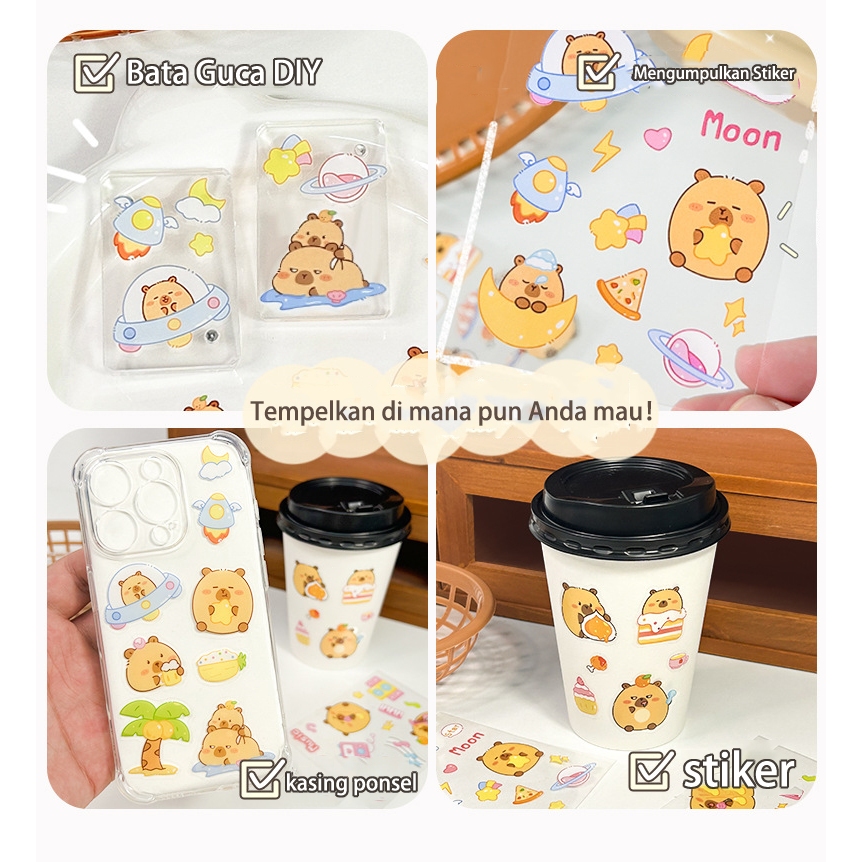Bara Kapi Sticker คู่มือเด็ก DIY Cute Water Dolphin กันน้ํา PVC ...