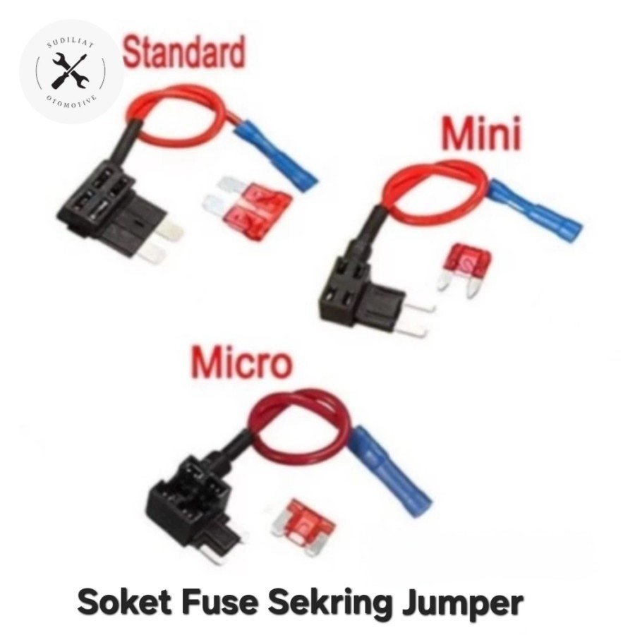 สาย JUMPER FUSE TAP SOCKET สําหรับ MOTORCYCLES & CARS - FUSE TAP JUMPER ...