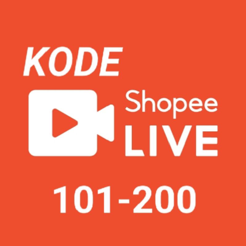 Shopee LIVE CODE 101 - 200 | Shopee Thailand